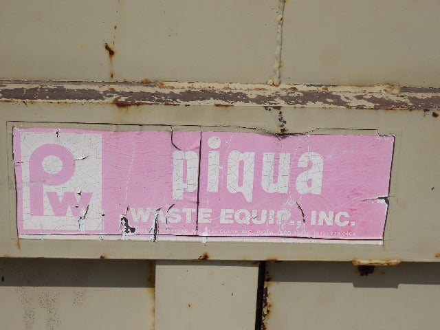 Piqua Industrial Trash Dumpster Garbage Compactor Top Load 20Hp 230/460V Pusher