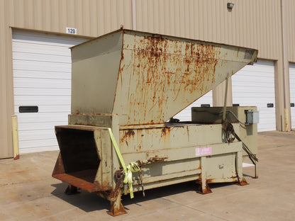 Piqua Industrial Trash Dumpster Garbage Compactor Top Load 20Hp 230/460V Pusher