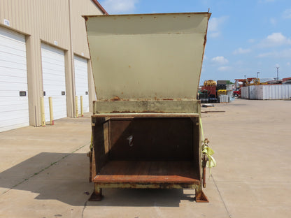 Piqua Industrial Trash Dumpster Garbage Compactor Top Load 20Hp 230/460V Pusher