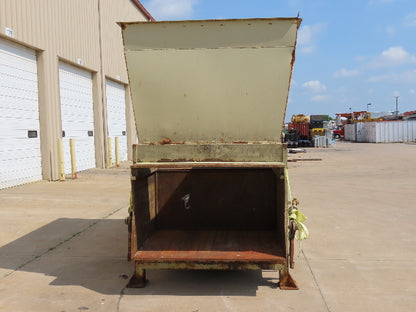 Piqua Industrial Trash Dumpster Garbage Compactor Top Load 20Hp 230/460V Pusher