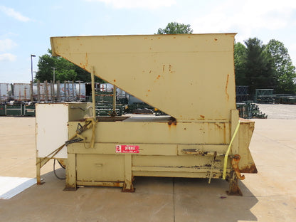Piqua Industrial Trash Dumpster Garbage Compactor Top Load 20Hp 230/460V Pusher
