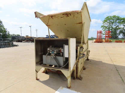 Piqua Industrial Trash Dumpster Garbage Compactor Top Load 20Hp 230/460V Pusher