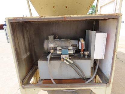 Piqua Industrial Trash Dumpster Garbage Compactor Top Load 20Hp 230/460V Pusher