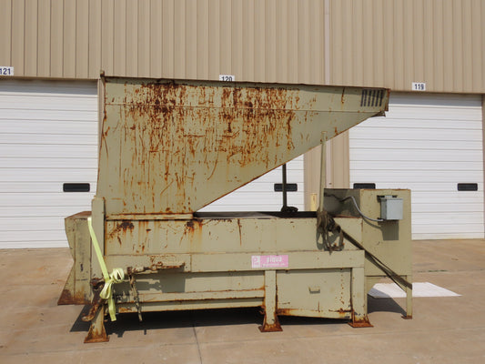 Piqua Industrial Trash Dumpster Garbage Compactor Top Load 20Hp 230/460V Pusher