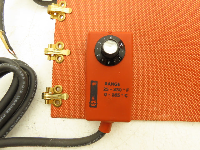 Watlow 6"W x 172"L Silicone Rubber Drum Band Heater 25-330°F 240V 2-Wire 3000W