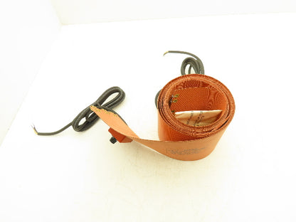 Watlow 6"W x 172"L Silicone Rubber Drum Band Heater 25-330°F 240V 2-Wire 3000W