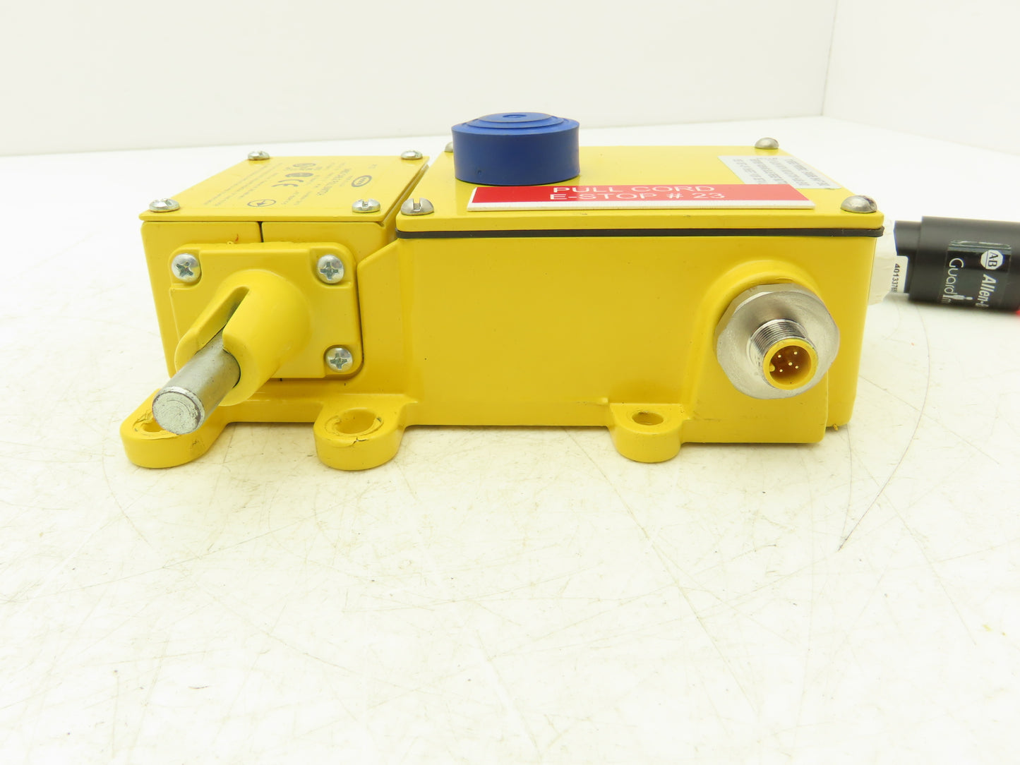 Rees 04962 Cable Pull Safety Switch E-Stop Assembly With Broken Indicator Light