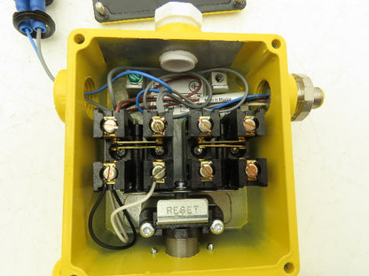 Rees 04962 Cable Pull Safety Switch E-Stop Assembly With Broken Indicator Light