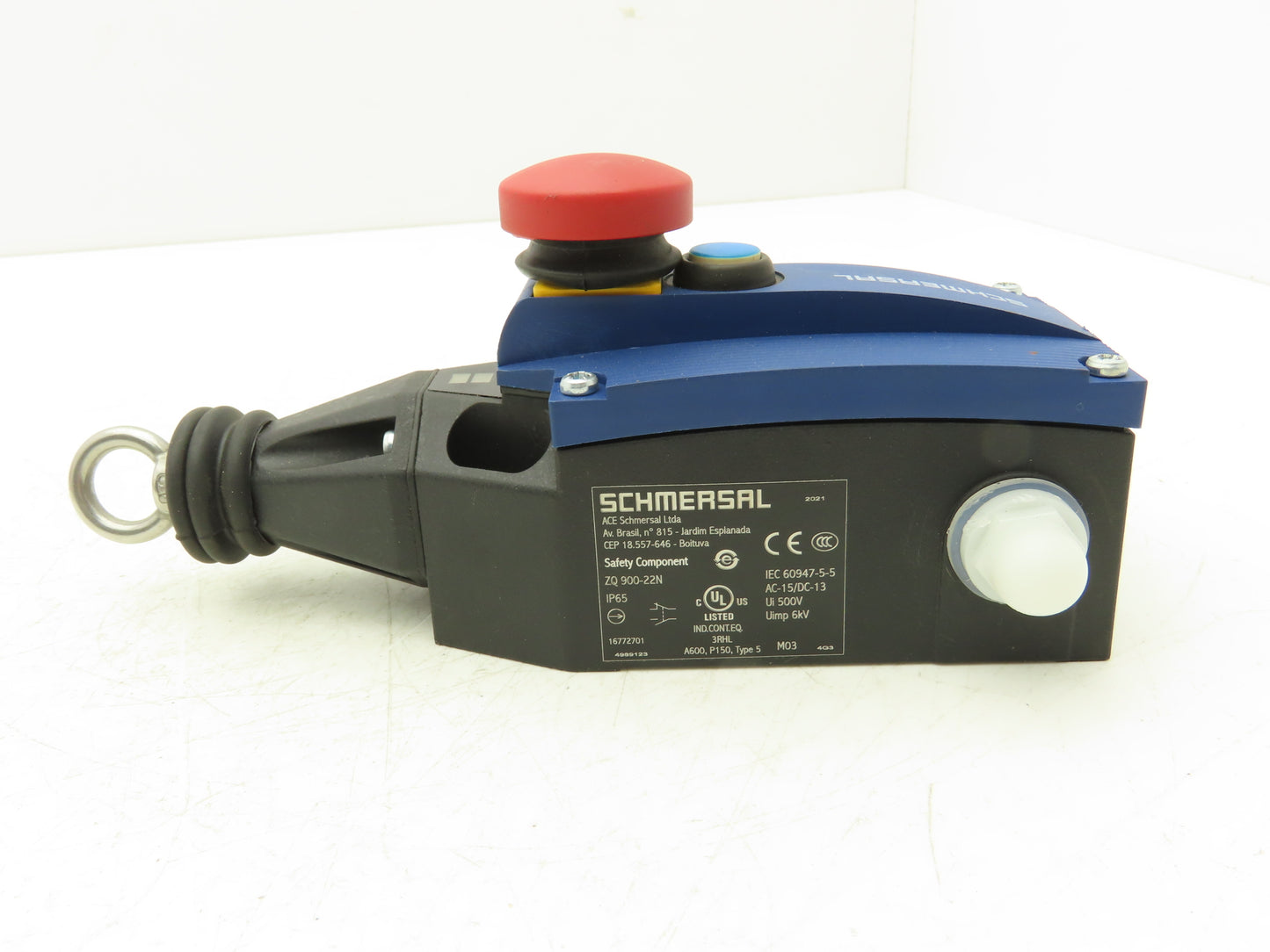 Schmersal ZQ 900-22N Cable Pull Grab Wire Safety Switch IP65 E-Stop 101184475