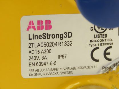 ABB Jokab Safety LineStrong3D Rope Pull Grab Cable Switch E-Stop 2TLA050204R1332