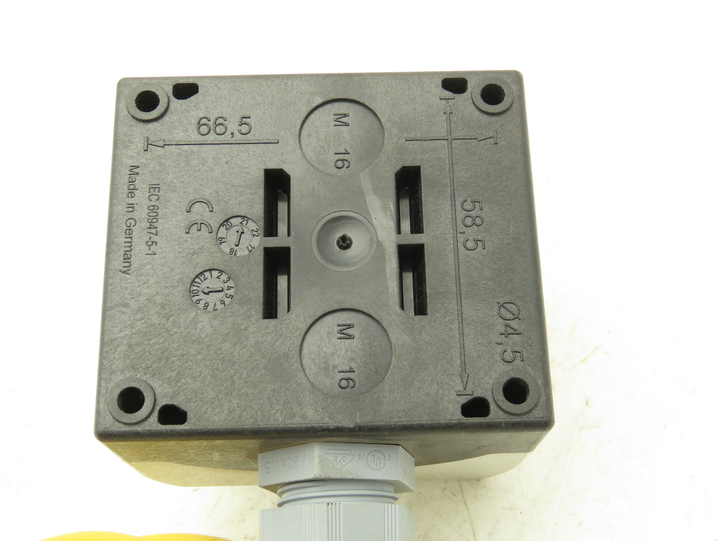IEC 60947-5-1 Pushbutton Control Station Enclosure Reset Single Button Box