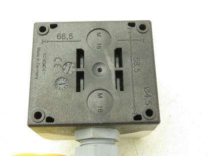 IEC 60947-5-1 Pushbutton Control Station Enclosure Reset Single Button Box