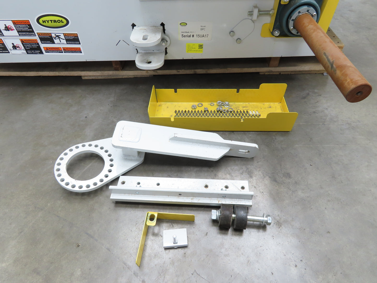 Hytrol BPC 49"W Slider Bed Belt Conveyor Center Drive Section *Needs Motor*