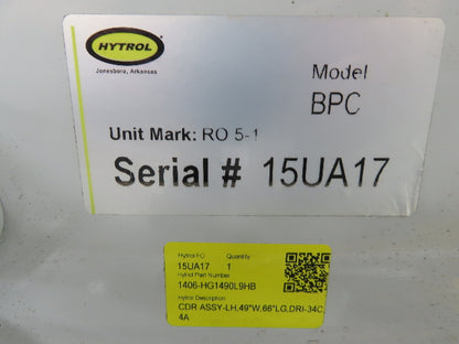 Hytrol BPC 49"W Slider Bed Belt Conveyor Center Drive Section *Needs Motor*