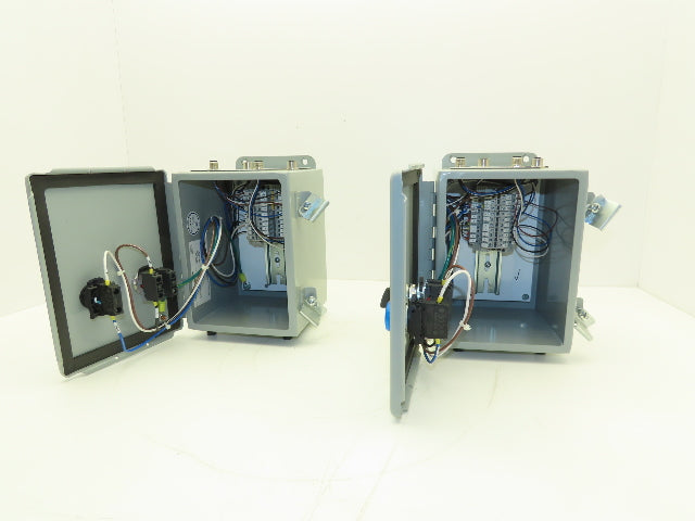 Hoffman A8066CH/SPL Electrical Enclosure 8x6x6" Switch With Indicator Lot of 2