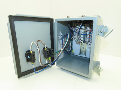 Hoffman A8066CH/SPL Electrical Enclosure 8x6x6" Switch With Indicator Lot of 2