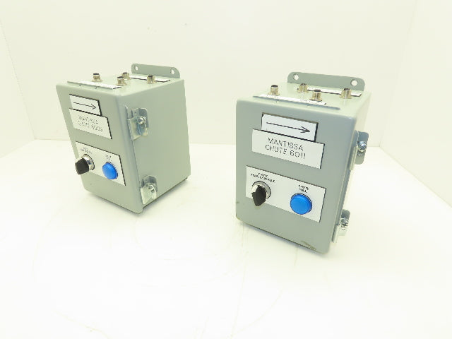Hoffman A8066CH/SPL Electrical Enclosure 8x6x6" Switch With Indicator Lot of 2