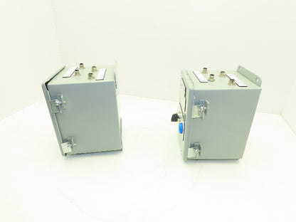 Hoffman A8066CH/SPL Electrical Enclosure 8x6x6" Switch With Indicator Lot of 2