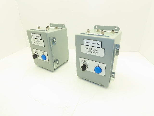 Hoffman A8066CH/SPL Electrical Enclosure 8x6x6" Switch With Indicator Lot of 2