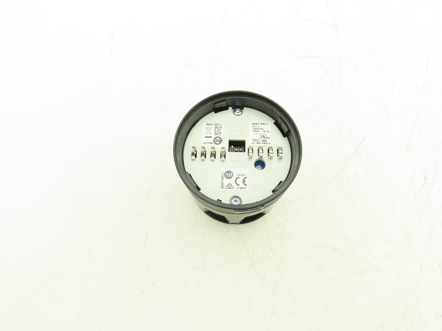 Allen Bradley 856T-BPL1 Sound Module Stack Light Polycarbonate 8-Tone