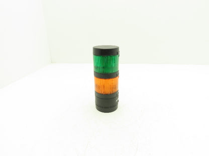 Allen Bradley 856T-BT3/BT5 Steady Amber & Green Stack Light with Control Base