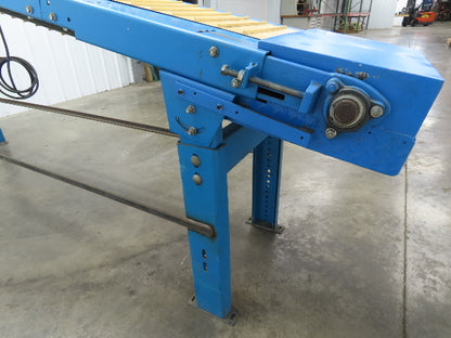 New London Engineering 21"x 10' Incline Conveyor 12" Cleated Belt .5Hp 3PH 25FPM