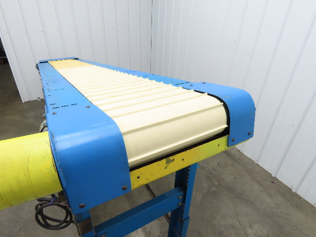 New London Engineering 21"x 10' Incline Conveyor 12" Cleated Belt .5Hp 3PH 25FPM