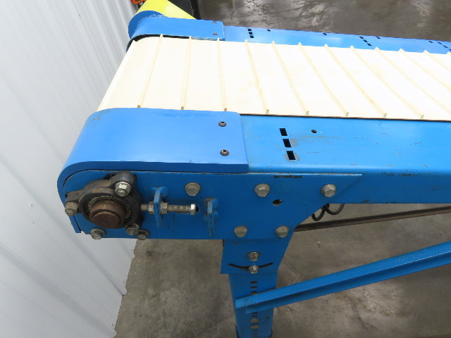 New London Engineering 21"x 10' Incline Conveyor 12" Cleated Belt .5Hp 3PH 25FPM
