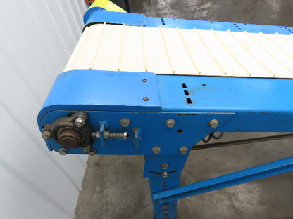 New London Engineering 21"x 10' Incline Conveyor 12" Cleated Belt .5Hp 3PH 25FPM