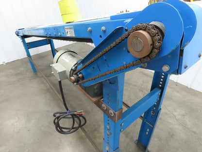 New London Engineering 21"x 10' Incline Conveyor 12" Cleated Belt .5Hp 3PH 25FPM