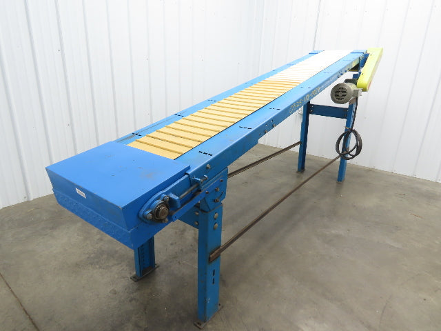 New London Engineering 21"x 10' Incline Conveyor 12" Cleated Belt .5Hp 3PH 25FPM