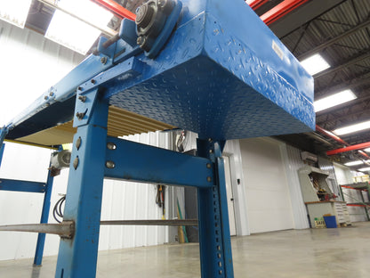 New London Engineering 21"x 10' Incline Conveyor 12" Cleated Belt .5Hp 3PH 25FPM