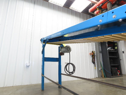New London Engineering 21"x 10' Incline Conveyor 12" Cleated Belt .5Hp 3PH 25FPM