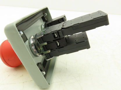 Hoffman E2PBGXM Allen Bradley Push Button Enclosure E-Stop With Reset Switch