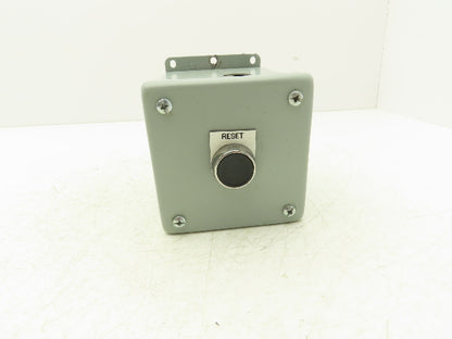 Hoffman E1PBXM Allen Bradley Push Button Enclosure With Momentary Reset Switch