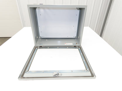 nVent Hoffman CSD20168W Electrical Window-Door Enclosure 20"x16"x8" W/ Blemishes