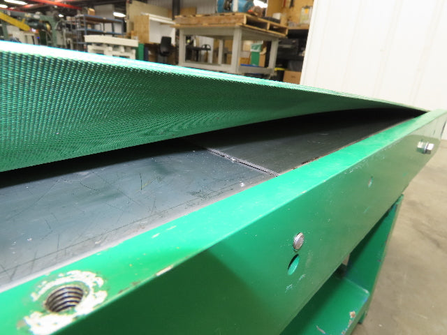 9"W x 43"L Small Flat Belt Conveyor 200mm Bed Width 220V 1PH 40FPM Steel Frame