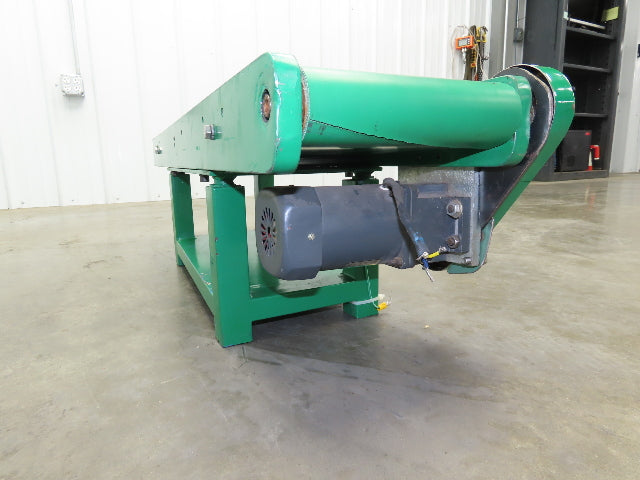 9"W x 43"L Small Flat Belt Conveyor 200mm Bed Width 220V 1PH 40FPM Steel Frame