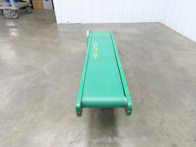9"W x 43"L Small Flat Belt Conveyor 200mm Bed Width 220V 1PH 40FPM Steel Frame