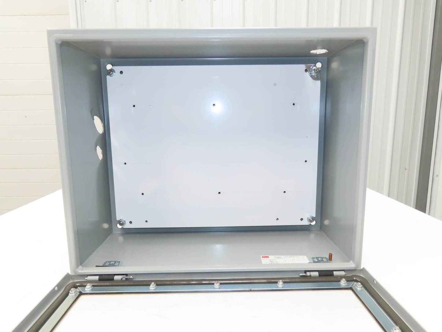 nVent Hoffman CSD20168W Electrical Window-Door Enclosure 20"x16"x8" W/ Blemishes