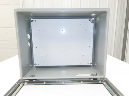 nVent Hoffman CSD20168W Electrical Window-Door Enclosure 20"x16"x8" W/ Blemishes