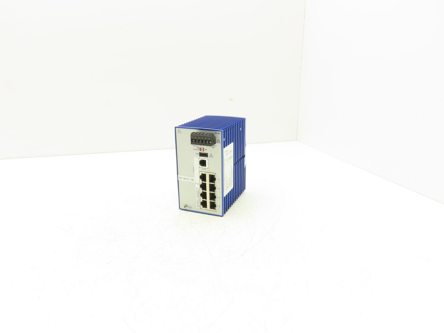 Hirschmann RS20-0800T1T1SDAEHH09.1.00 PLC Ethernet Rail DIL Switch Module 8 Port