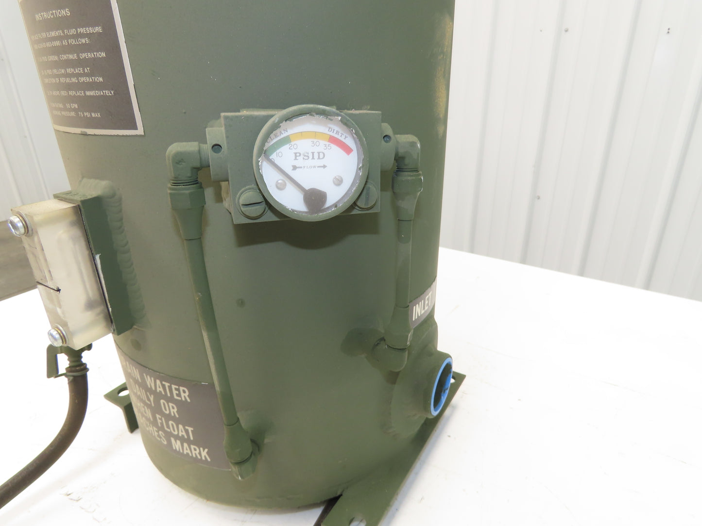 Beta Systems Liquid Fuel Filter/Separator 4 Element 50GPM Capacity 75psi Max