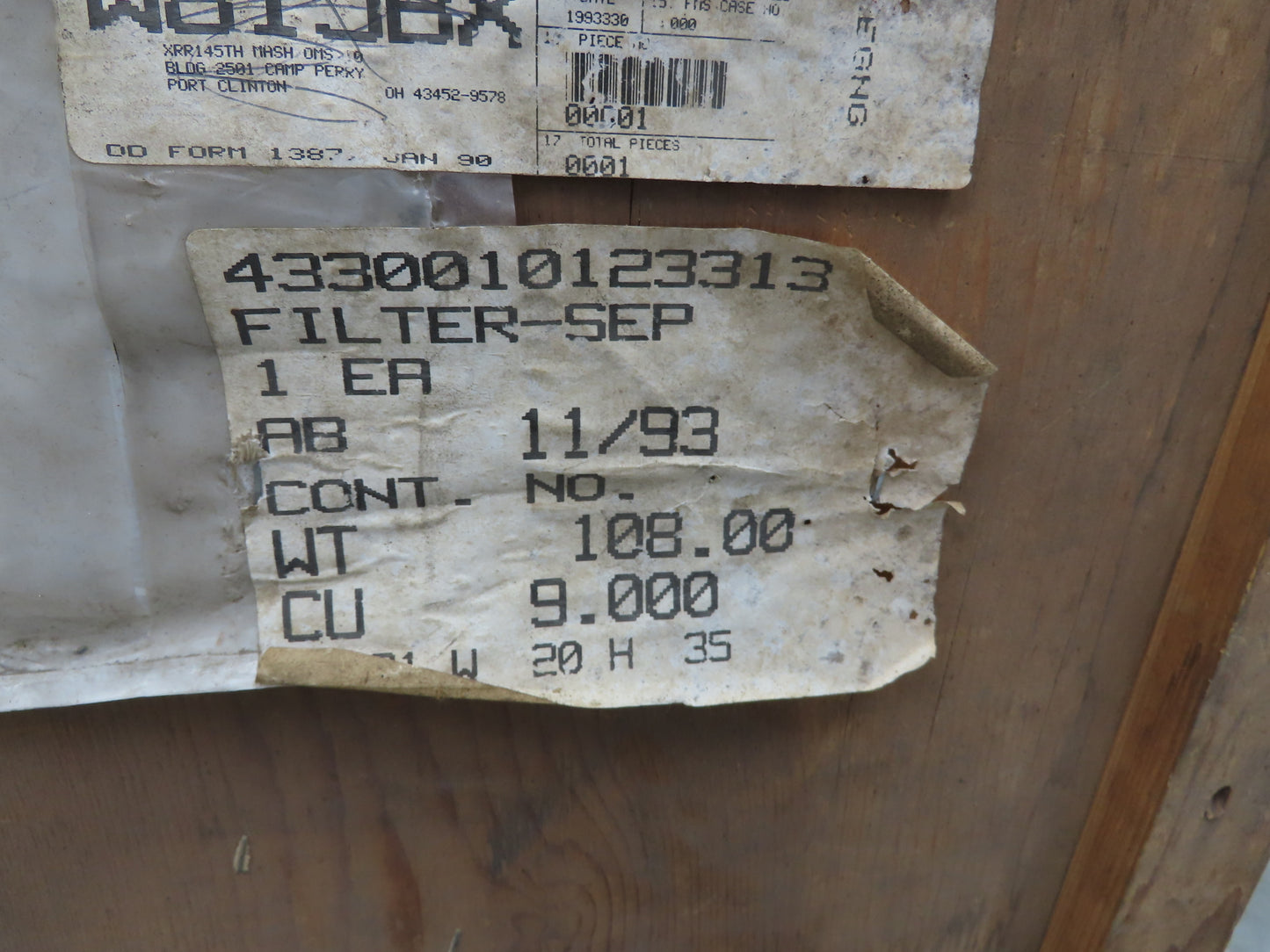 Beta Systems Liquid Fuel Filter/Separator 4 Element 50GPM Capacity 75psi Max