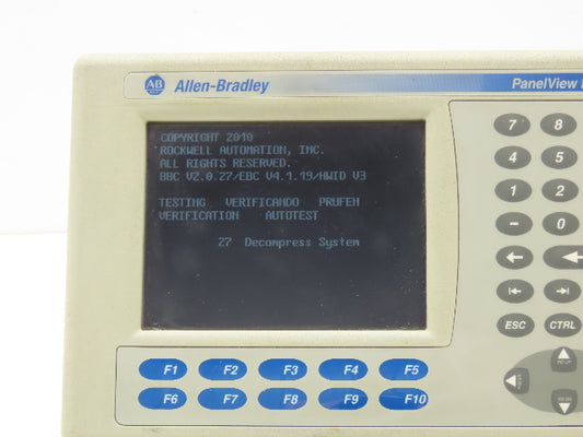 Allen Bradley 2711P-B6C20D PanelView Plus 600 Ser D HMI Control Panel