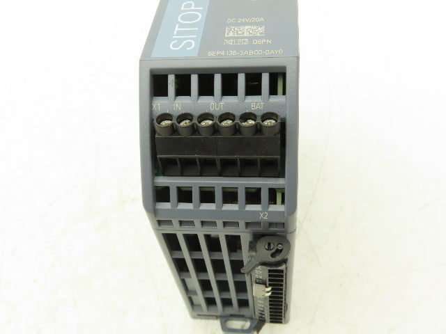 Siemens 6EP4136-3AB00-0AY0 Sitop UPS1600 Power Supply 24VDC 20Amp Out Din Rail