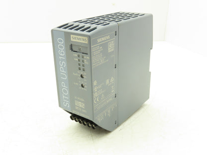 Siemens 6EP4136-3AB00-0AY0 Sitop UPS1600 Power Supply 24VDC 20Amp Out Din Rail