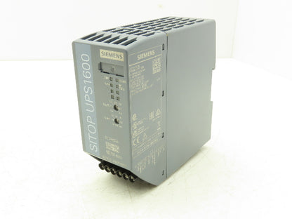 Siemens 6EP4136-3AB00-0AY0 Sitop UPS1600 Power Supply 24VDC 20Amp Out Din Rail