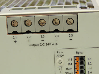 Phoenix Contact QUINT4-PS/3AC/24DC/40 Quint Power Supply 24VDC Out EOE15010569