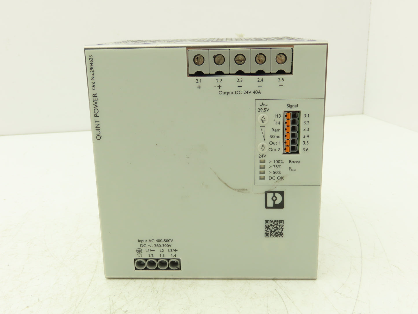 Phoenix Contact QUINT4-PS/3AC/24DC/40 Quint Power Supply 24VDC Out EOE15010569
